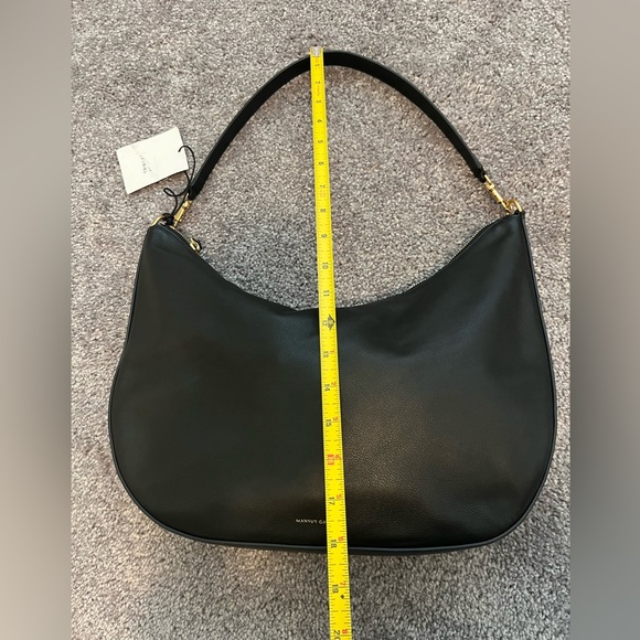 Mansur Gavriel Swing Leather Hobo Bag (Black) NWT - Picture 8 of 13